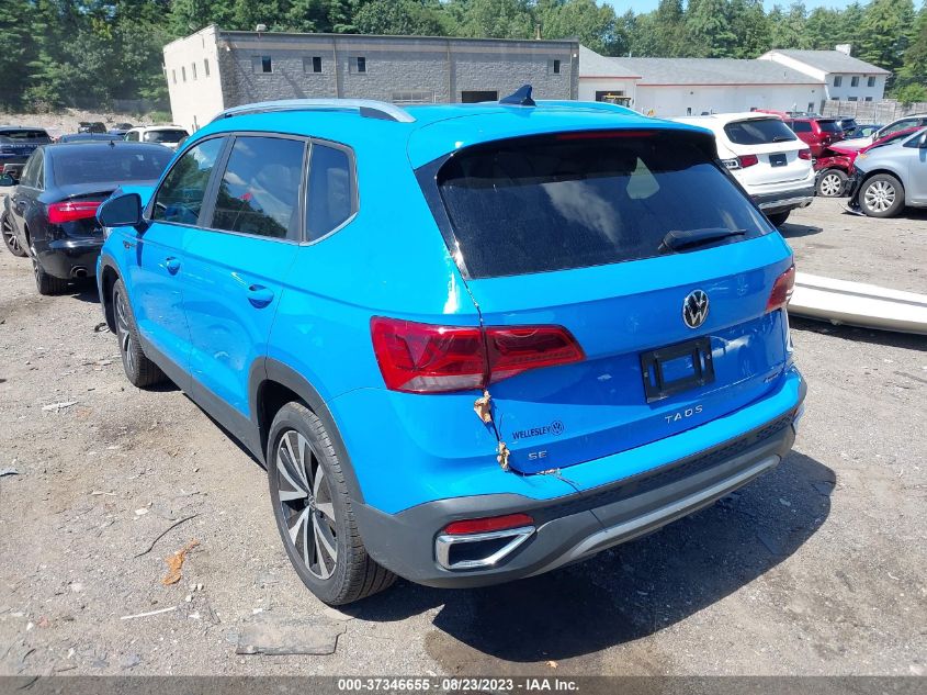 2022 VOLKSWAGEN TAOS SE - 3VVLX7B23NM017929