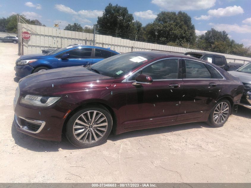 2017 LINCOLN MKZ SELECT - 3LN6L5CC8HR653705