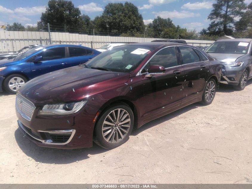 2017 LINCOLN MKZ SELECT - 3LN6L5CC8HR653705