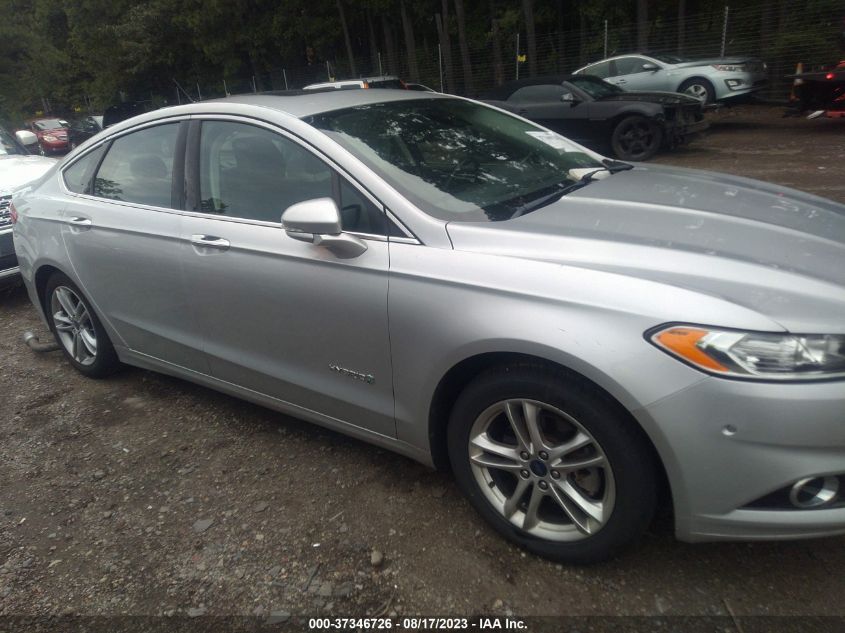 2016 FORD FUSION TITANIUM HYBRID - 3FA6P0RU1GR324425