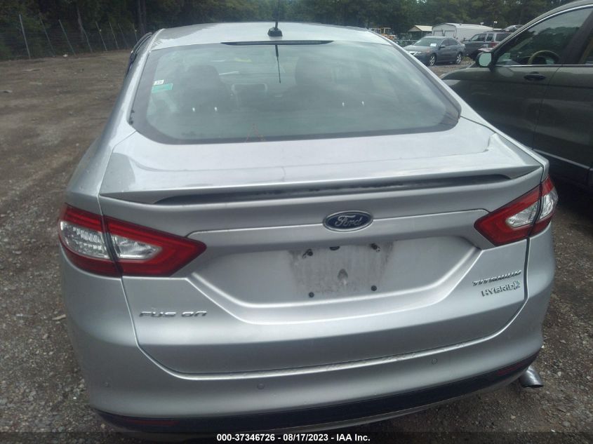 2016 FORD FUSION TITANIUM HYBRID - 3FA6P0RU1GR324425