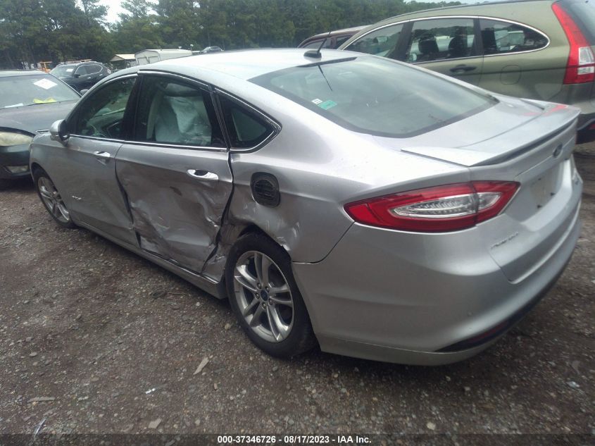 2016 FORD FUSION TITANIUM HYBRID - 3FA6P0RU1GR324425