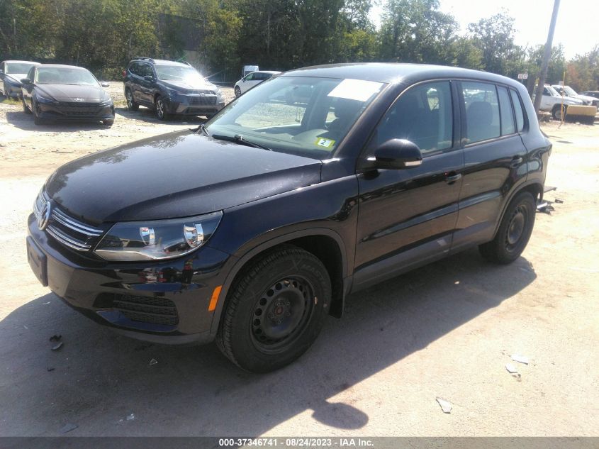 2013 VOLKSWAGEN TIGUAN S - WVGCV3AXXDW614144