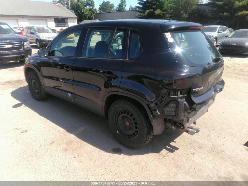 2013 VOLKSWAGEN TIGUAN S - WVGCV3AXXDW614144