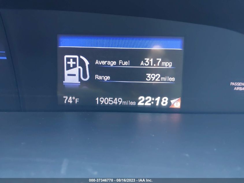 2015 HONDA CIVIC SEDAN LX - 19XFB2F50FE268761