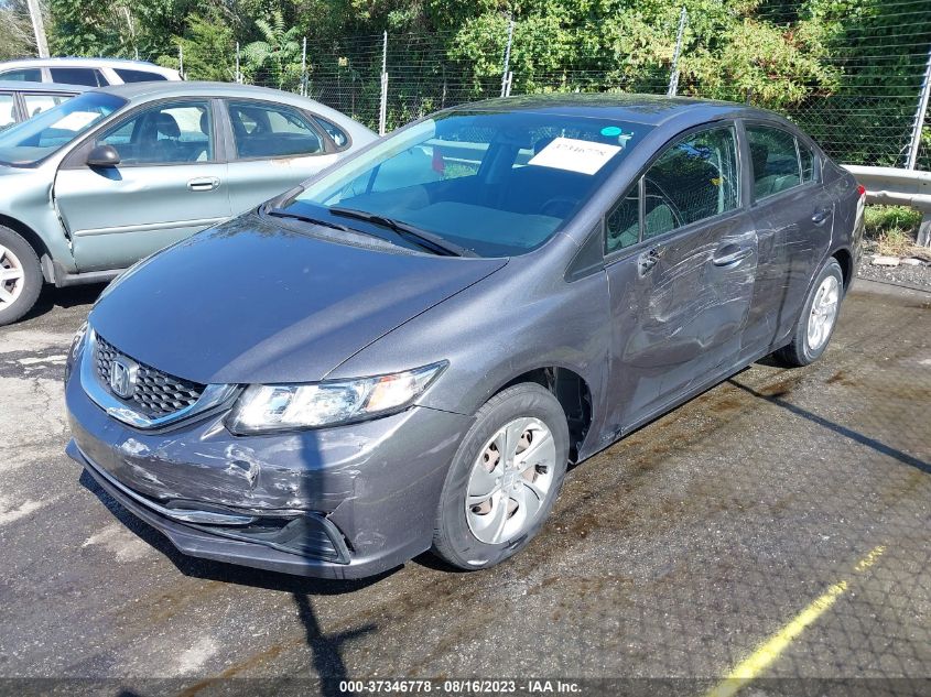 2015 HONDA CIVIC SEDAN LX - 19XFB2F50FE268761