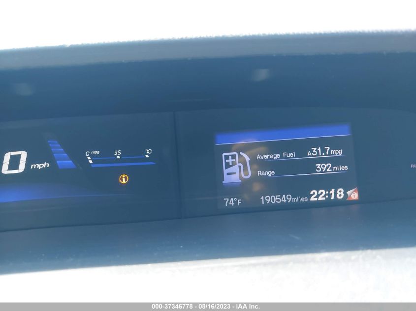 2015 HONDA CIVIC SEDAN LX - 19XFB2F50FE268761