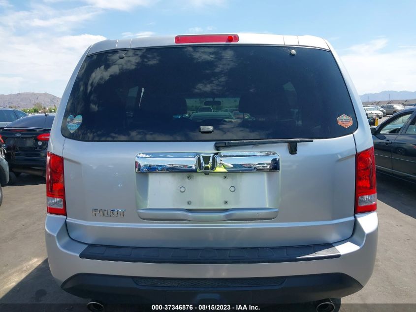 2013 HONDA PILOT LX - 5FNYF3H23DB007511