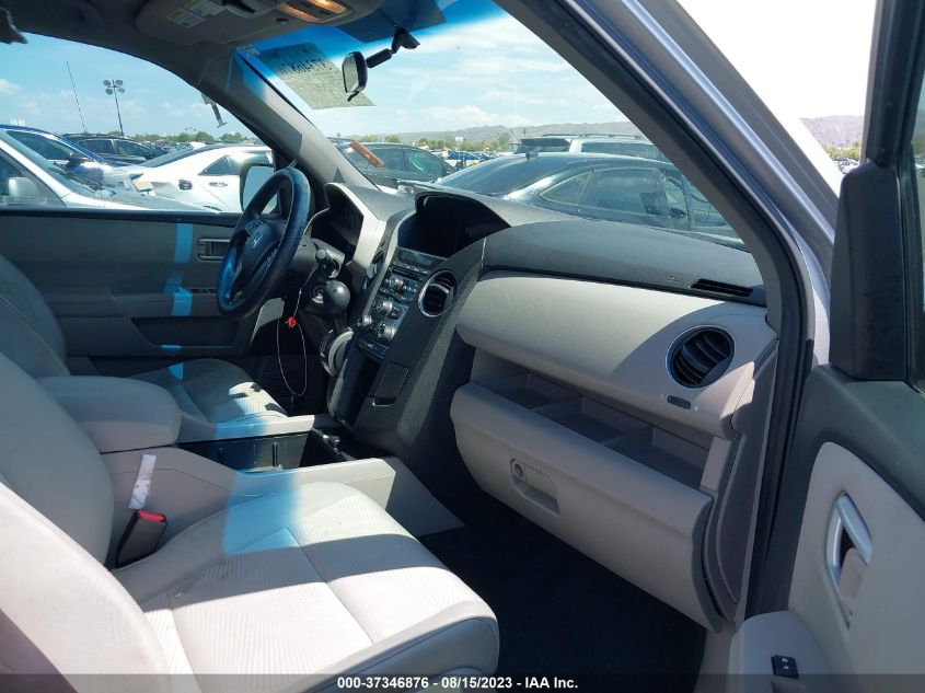 2013 HONDA PILOT LX - 5FNYF3H23DB007511