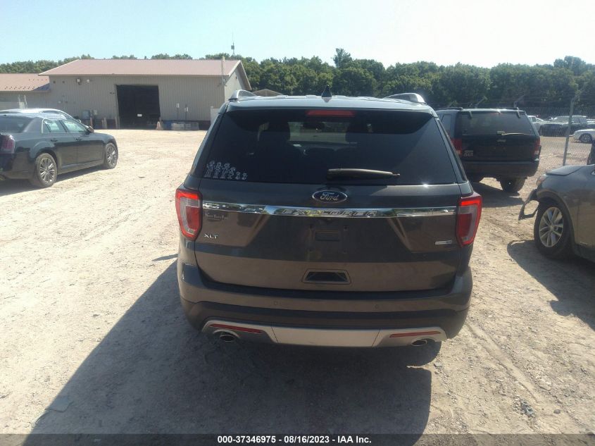 2016 FORD EXPLORER XLT - 1FM5K8D88GGA34912