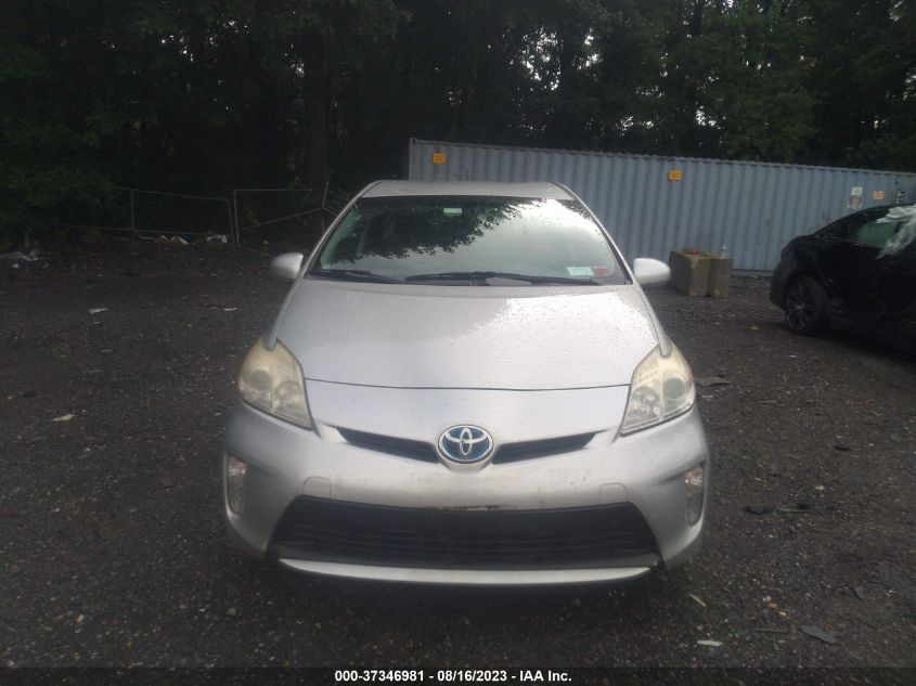 2013 TOYOTA PRIUS ONE/TWO/THREE/FOUR/FIVE - JTDKN3DU1D5638016