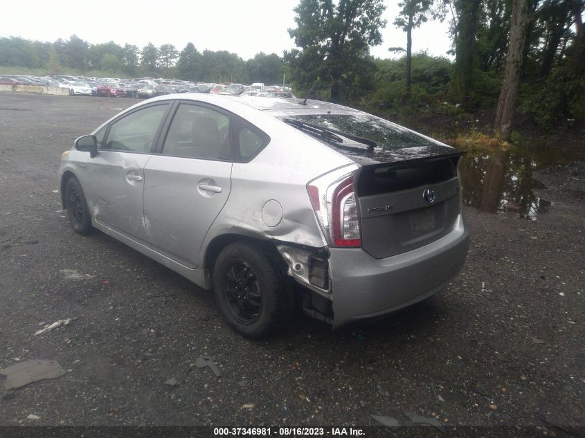 2013 TOYOTA PRIUS ONE/TWO/THREE/FOUR/FIVE - JTDKN3DU1D5638016