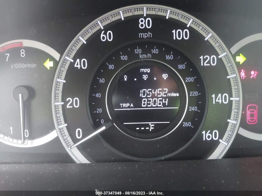 2016 HONDA ACCORD SEDAN EX-L - 1HGCR2F83GA030126
