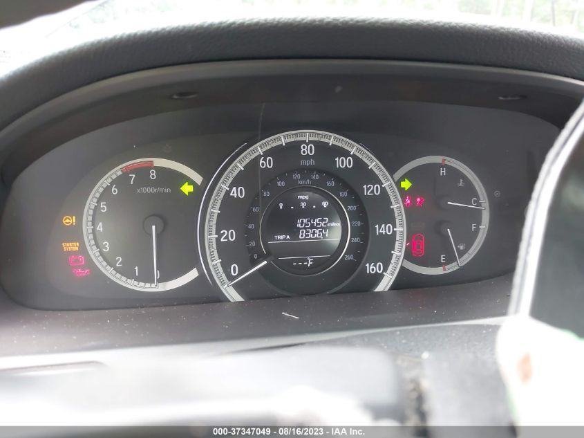 2016 HONDA ACCORD SEDAN EX-L - 1HGCR2F83GA030126