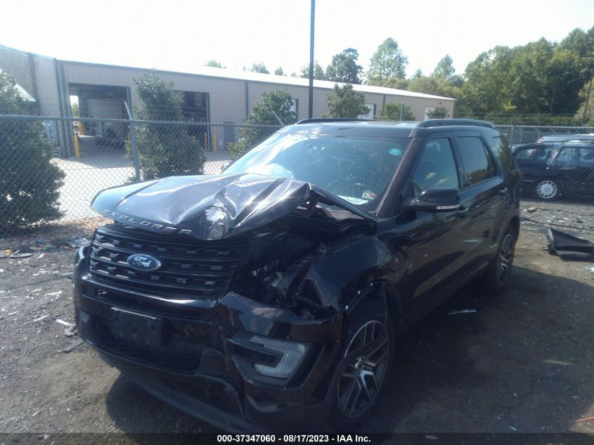 2017 FORD EXPLORER SPORT - 1FM5K8GT6HGD74707