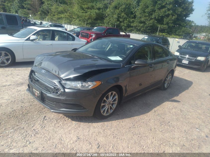 2017 FORD FUSION SE - 3FA6P0H74HR227233