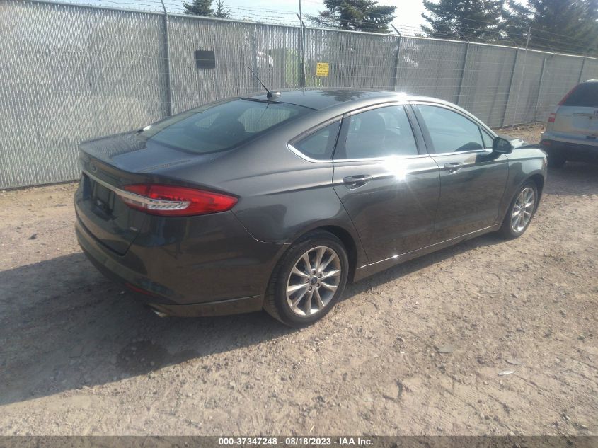 2017 FORD FUSION SE - 3FA6P0H74HR227233