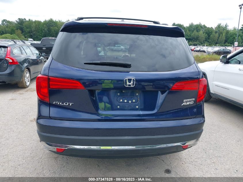2016 HONDA PILOT TOURING - 5FNYF6H92GB074832