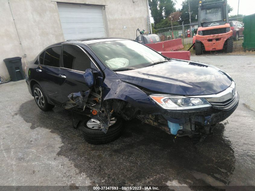 2017 HONDA ACCORD SEDAN EX-L - 1HGCR2F92HA152485