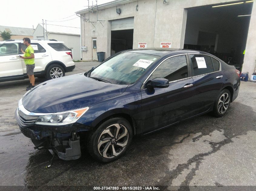 2017 HONDA ACCORD SEDAN EX-L - 1HGCR2F92HA152485