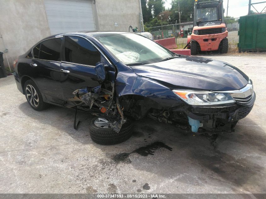 2017 HONDA ACCORD SEDAN EX-L - 1HGCR2F92HA152485