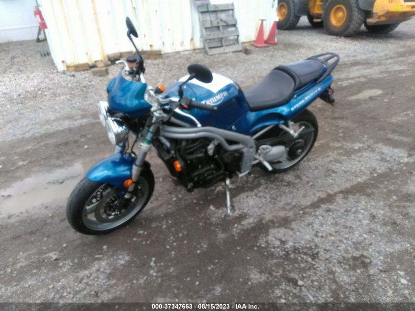 2001 TRIUMPH MOTORCYCLE SPEED TRIPLE SMT500FM31J130142