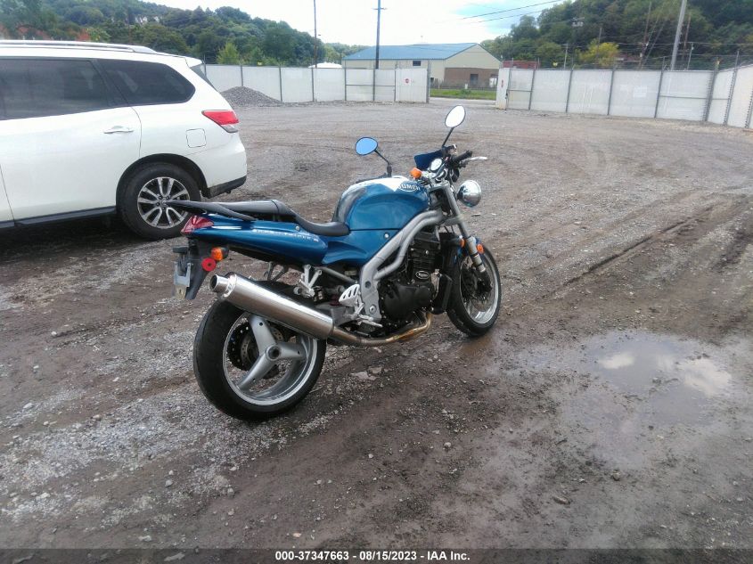 2001 TRIUMPH MOTORCYCLE SPEED TRIPLE SMT500FM31J130142