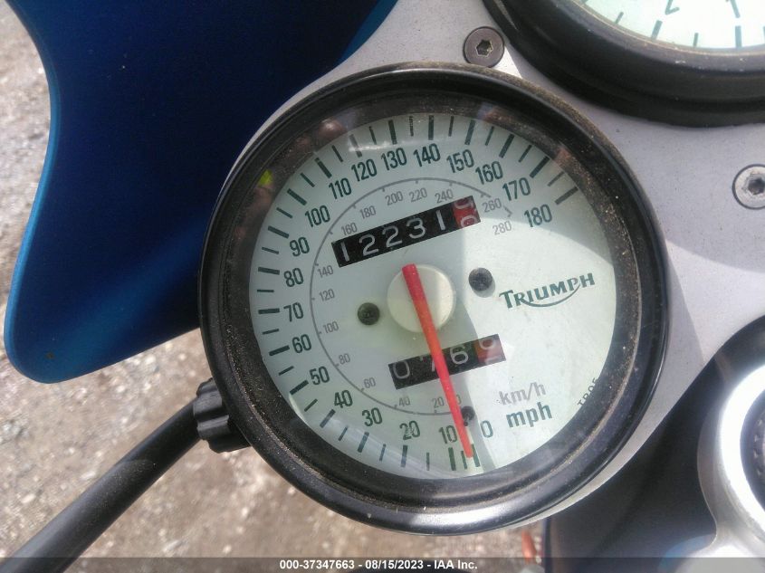 2001 TRIUMPH MOTORCYCLE SPEED TRIPLE SMT500FM31J130142