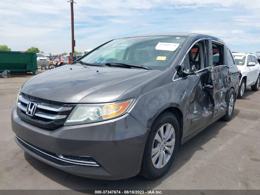 2014 HONDA ODYSSEY EX-L - 5FNRL5H68EB049248