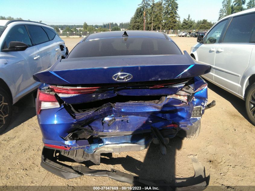 2022 HYUNDAI ELANTRA SEL - KMHLS4AG1NU296992