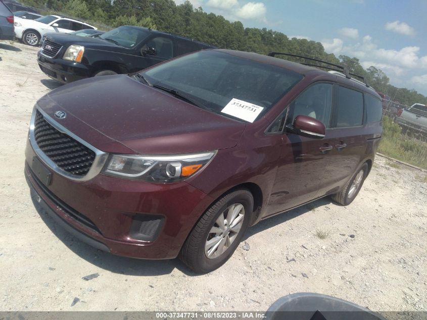 2016 KIA SEDONA LX - KNDMB5C13G6179185