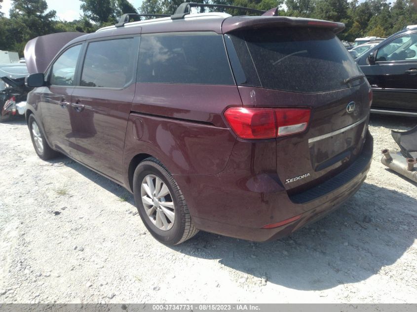 2016 KIA SEDONA LX - KNDMB5C13G6179185