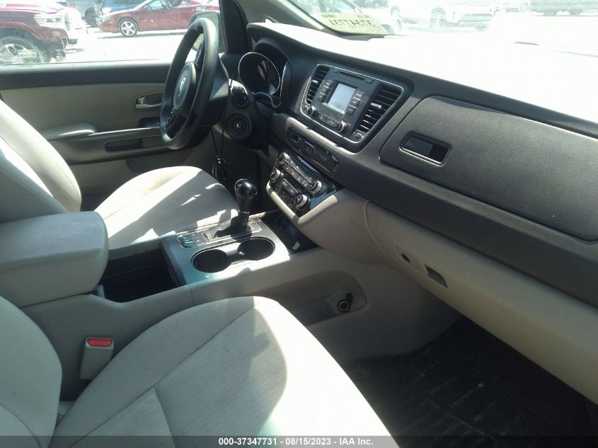 2016 KIA SEDONA LX - KNDMB5C13G6179185