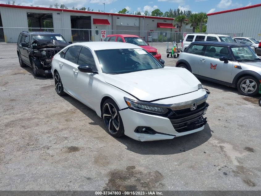 2021 HONDA ACCORD SEDAN SPORT - 1HGCV1F34MA072925