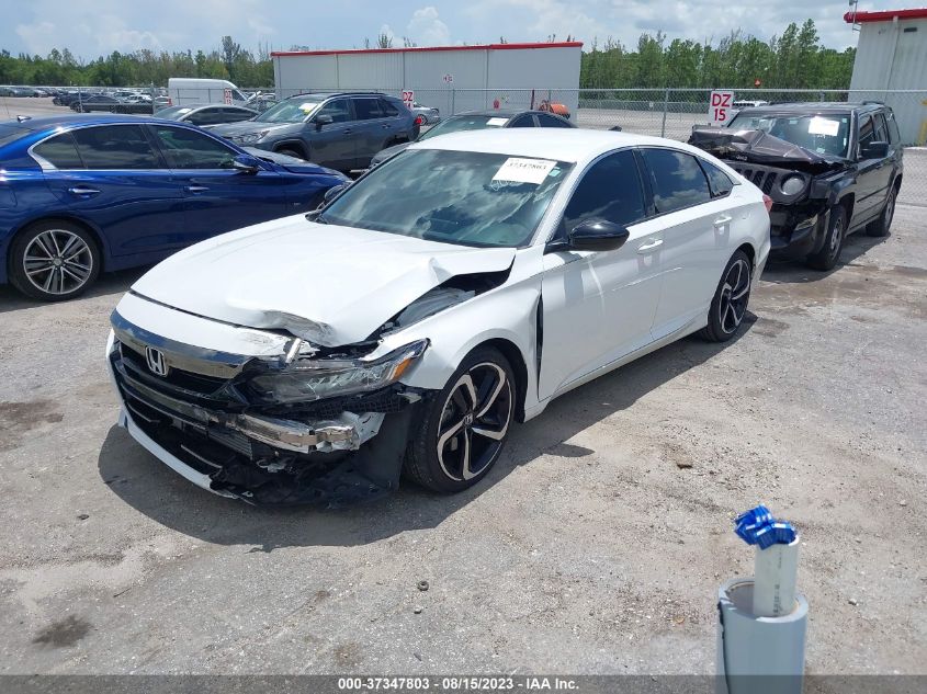 2021 HONDA ACCORD SEDAN SPORT - 1HGCV1F34MA072925