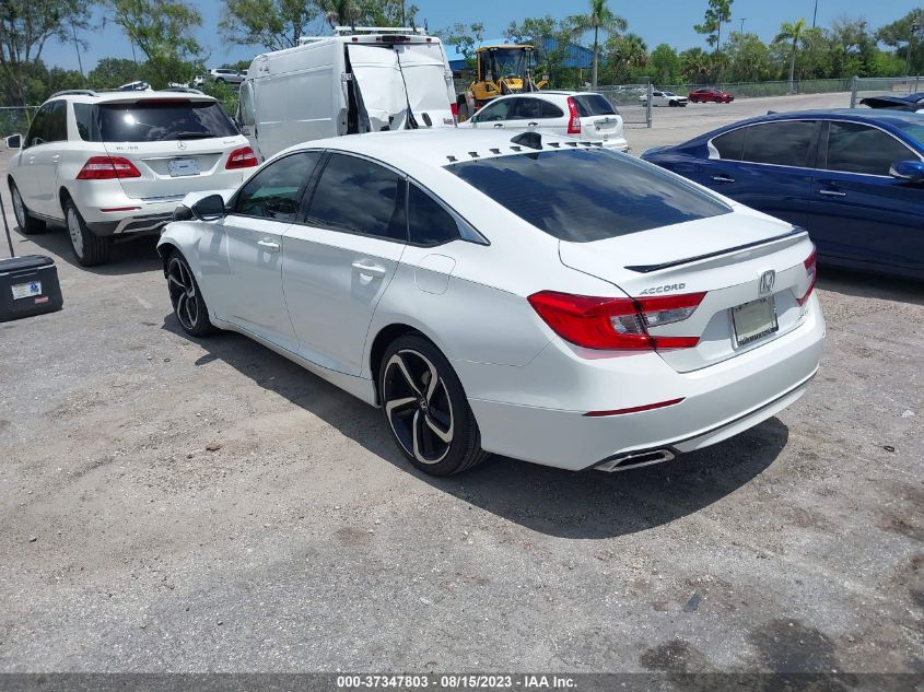 2021 HONDA ACCORD SEDAN SPORT - 1HGCV1F34MA072925