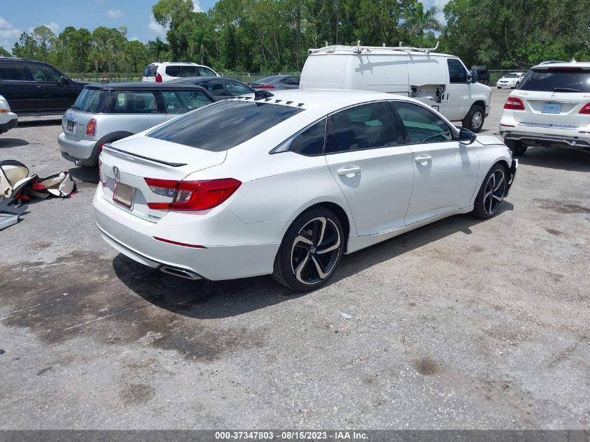 2021 HONDA ACCORD SEDAN SPORT - 1HGCV1F34MA072925