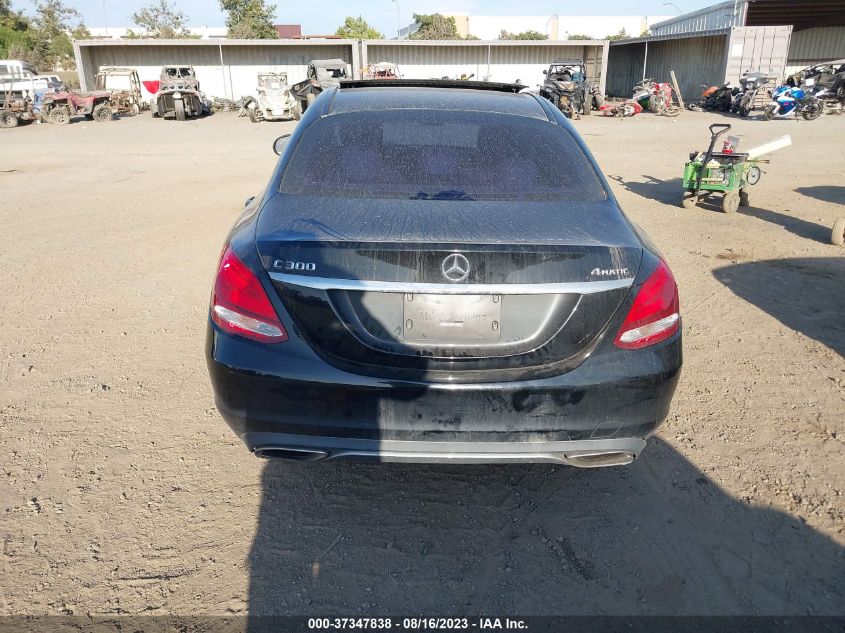 2016 MERCEDES-BENZ C-CLASS C 300 - 55SWF4KBXGU148469