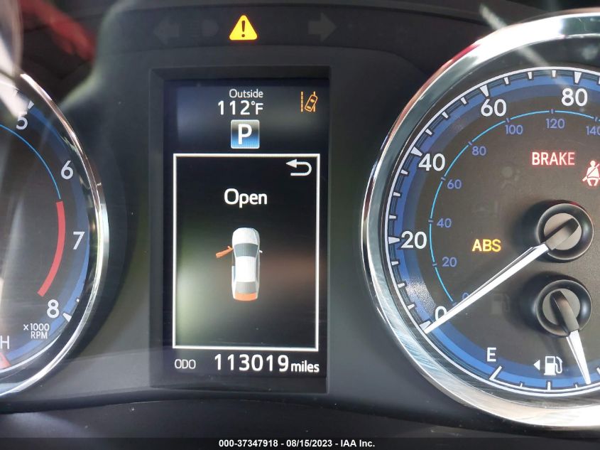 2019 TOYOTA COROLLA L/LE/SE/XLE/XSE - 2T1BURHE8KC138993