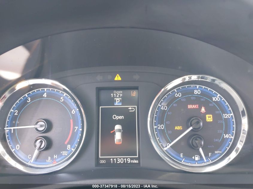 2019 TOYOTA COROLLA L/LE/SE/XLE/XSE - 2T1BURHE8KC138993