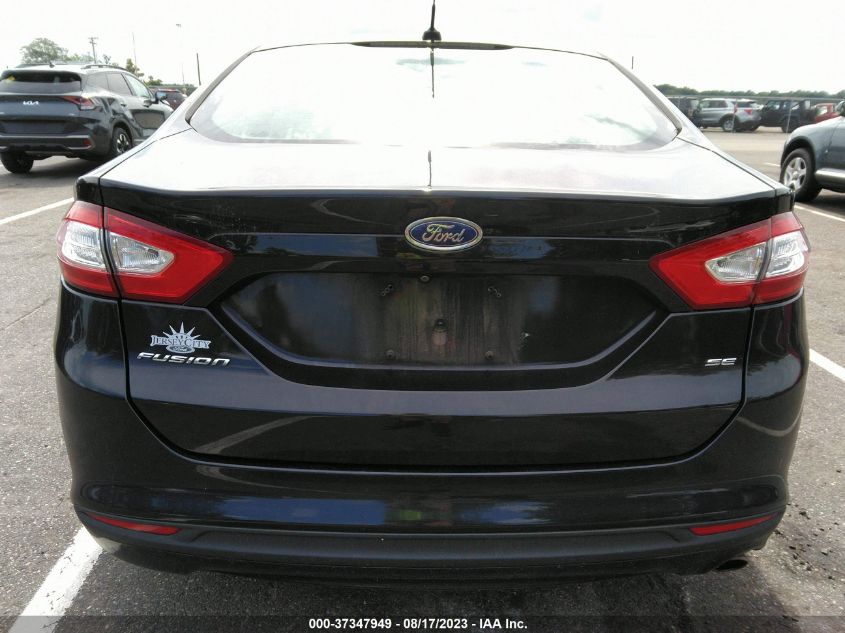 2016 FORD FUSION SE - 3FA6P0H76GR348523