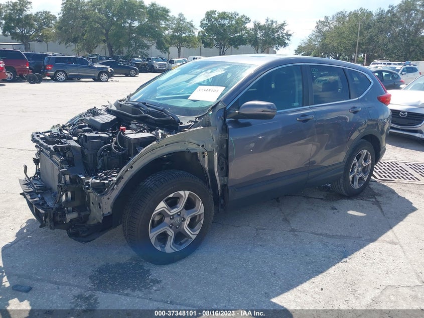 VIN 7FARW2H59KE061163 2019 HONDA CR-V EX