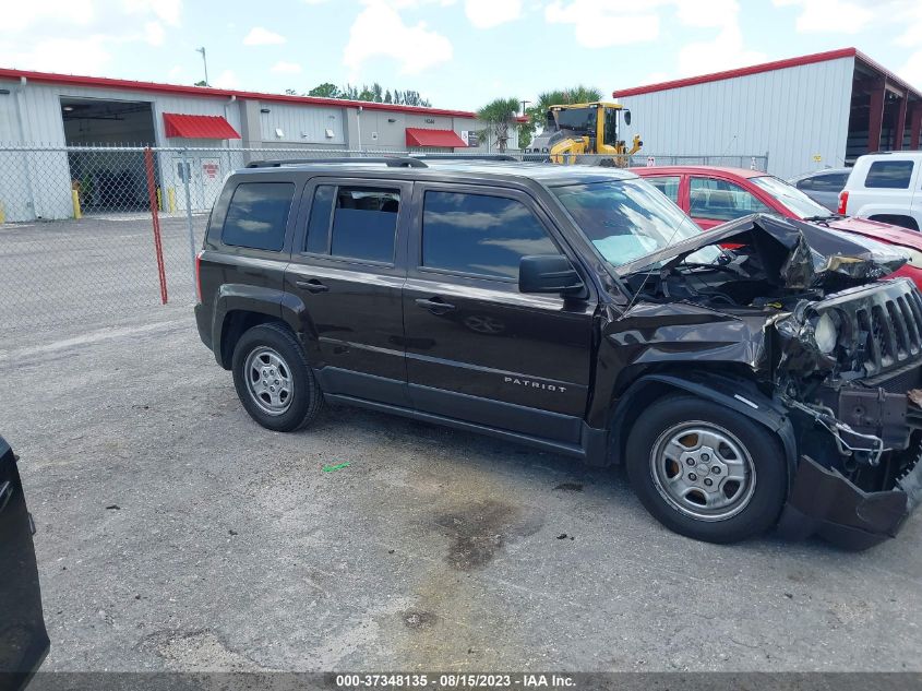 2014 JEEP PATRIOT SPORT - 1C4NJPBA5ED596210