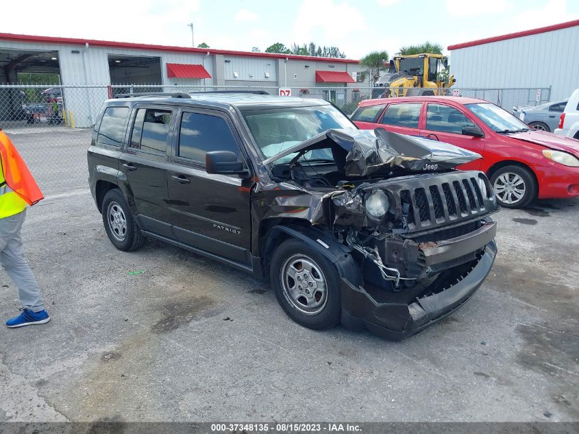 2014 JEEP PATRIOT SPORT - 1C4NJPBA5ED596210