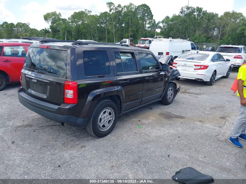 2014 JEEP PATRIOT SPORT - 1C4NJPBA5ED596210