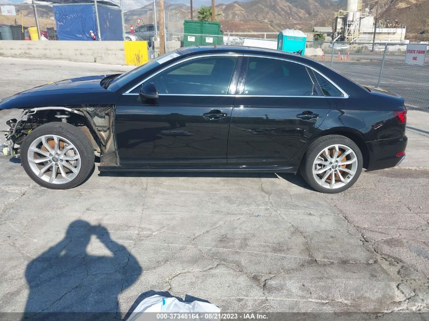 2019 AUDI A4 PREMIUM PLUS - WAUENAF48KN012102