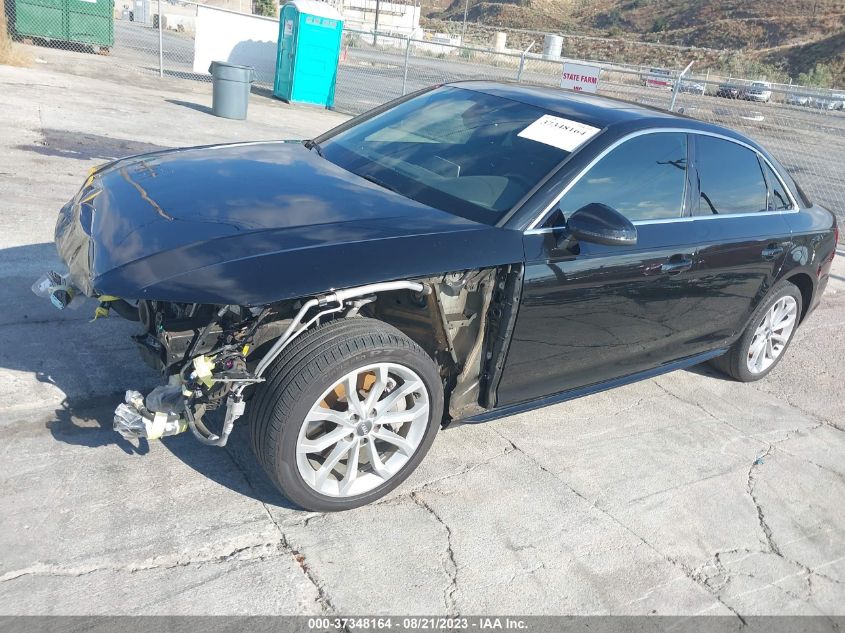 2019 AUDI A4 PREMIUM PLUS - WAUENAF48KN012102
