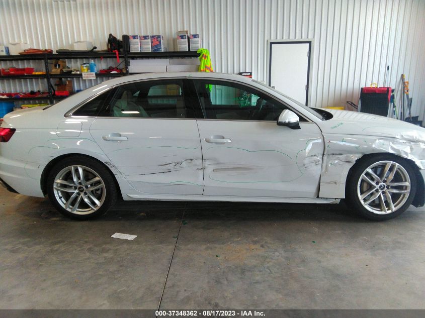 2022 AUDI A4 SEDAN S LINE PREMIUM PLUS - WAUEAAF41NN014080