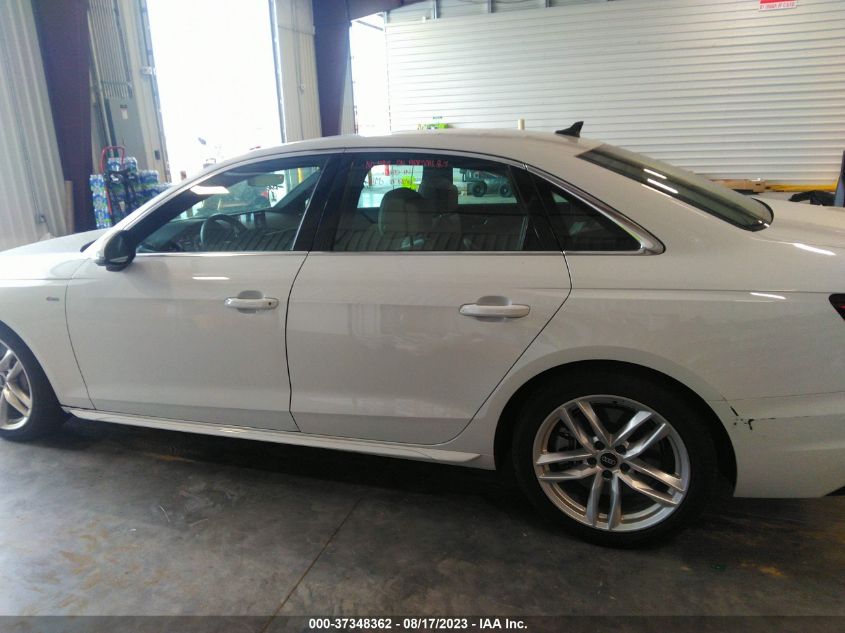 2022 AUDI A4 SEDAN S LINE PREMIUM PLUS - WAUEAAF41NN014080