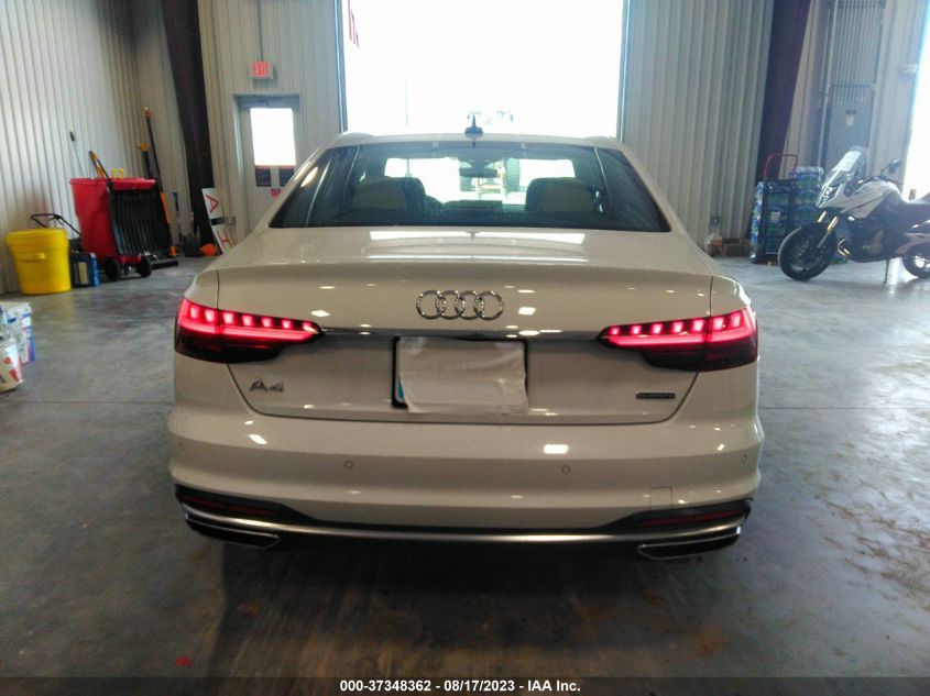 2022 AUDI A4 SEDAN S LINE PREMIUM PLUS - WAUEAAF41NN014080